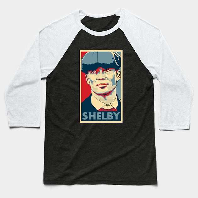 Shelby "Hope" Poster Baseball T-Shirt by Woah_Jonny